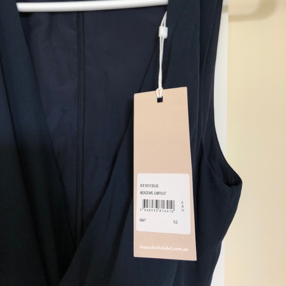 NWT Keepsake Navy Meadows Jumpsuit XS - Picture 4 of 8
